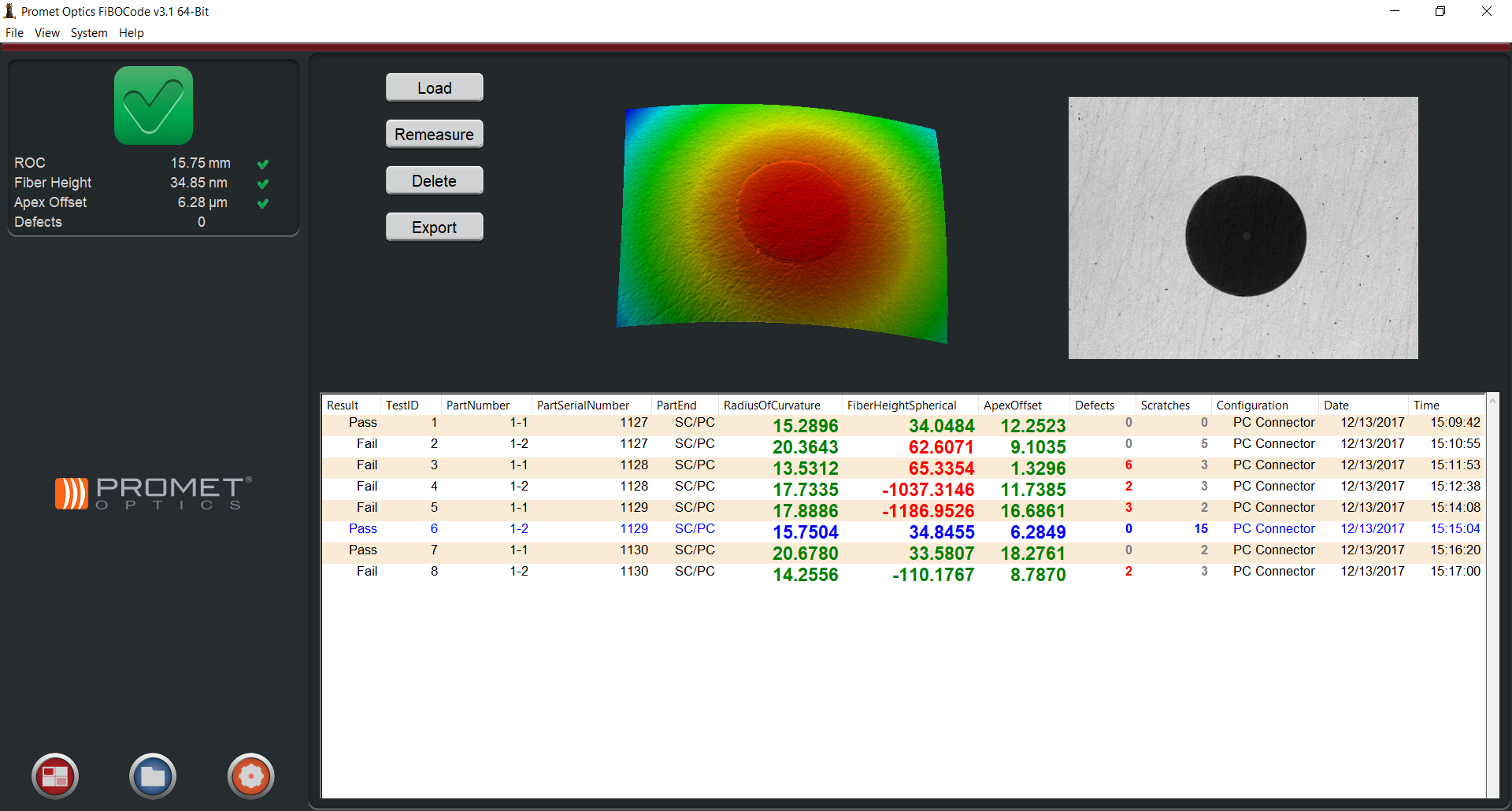 Measurement History