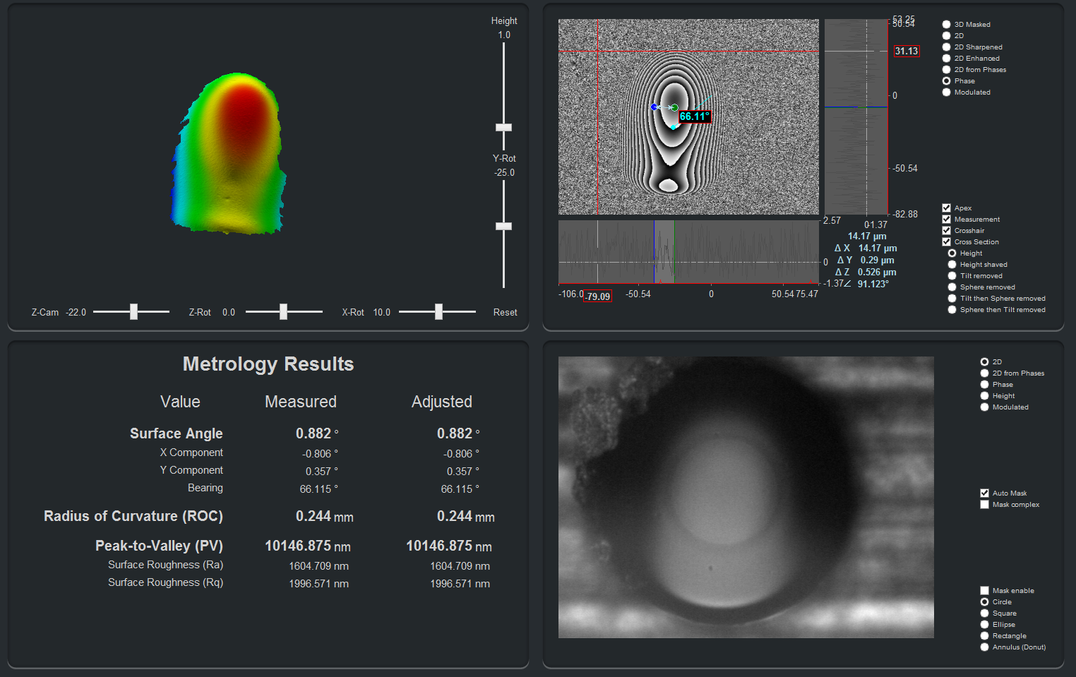 Laser Cleaved Fiber Using FiBO 300 20x Zoom